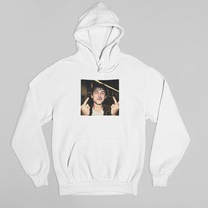 Timothee Chalamet White Hoodie